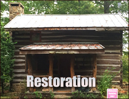 Historic Log Cabin Restoration  Rowan County, Kentucky